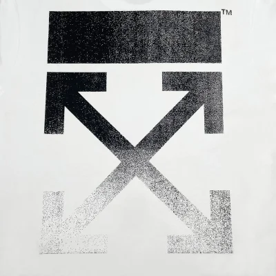 Футболка Off White Unprinted Logo Brand "White" фото № 7