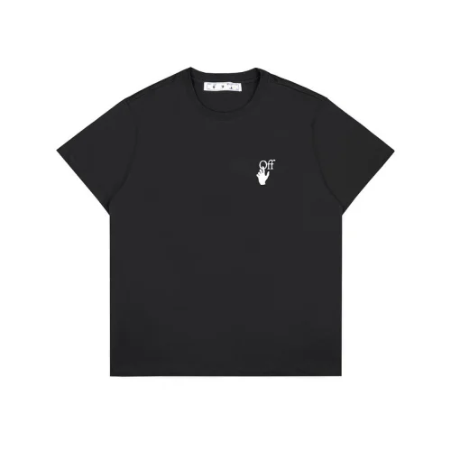 Футболка Off White With Gradient Brand Logo "Black"
