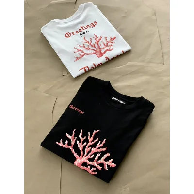 Футболка Palm Angels California Coral "Black" фото № 5