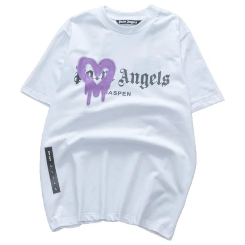 Футболка Palm Angels In My Heart "White/Violet"