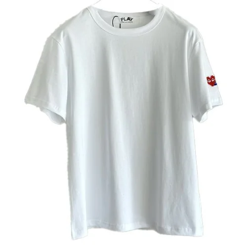 Футболка Play With Heart Embroidered Sleeve "White"