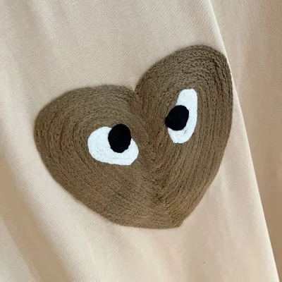 Футболка Play Sighted Heart "Brown" фото № 4