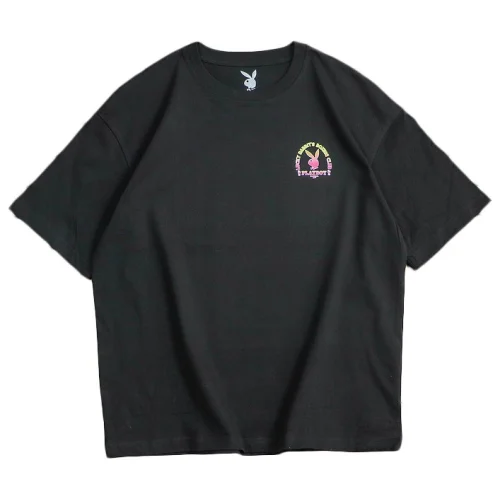 Футболка Playboy Big Back Logo With Inscription "Black"