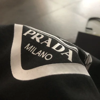 Футболка Prada Anchor "Black" фото № 8