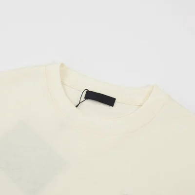 Футболка Prada Green Triangular Brand Logo "Cream" фото № 8