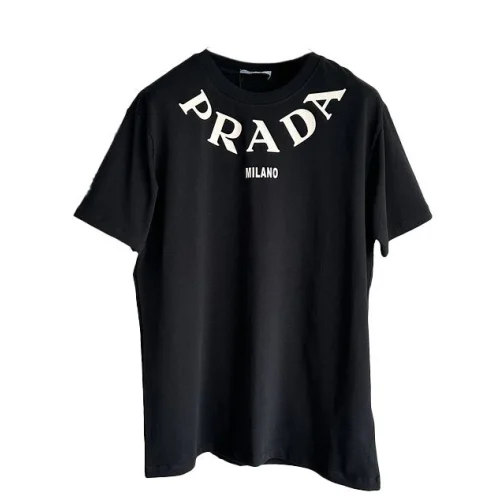 Футболка Prada With Big Logo Brand "Black"