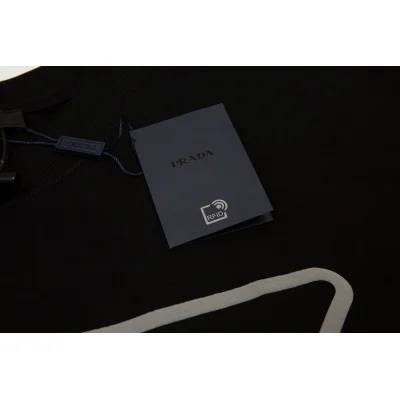 Футболка Prada With Basic Logo Print "Black" фото № 3
