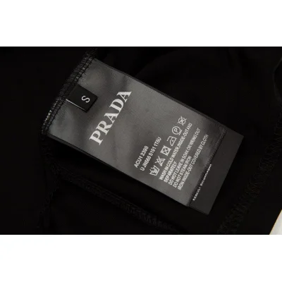Футболка Prada With Basic Logo Print "Black" фото № 5