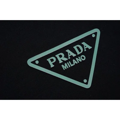 Футболка Prada With Mint-Colored Logo "Black" фото № 2 Футболка Prada With Mint-Colored Logo "Black" фото № 2