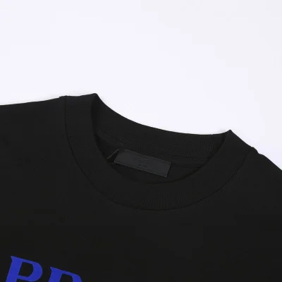 Футболка Prada Blue Brand Logo Text "Black" фото № 2 Футболка Prada Blue Brand Logo Text "Black" фото № 2