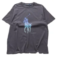 Футболка Ralph Lauren Blue Gradient Logo