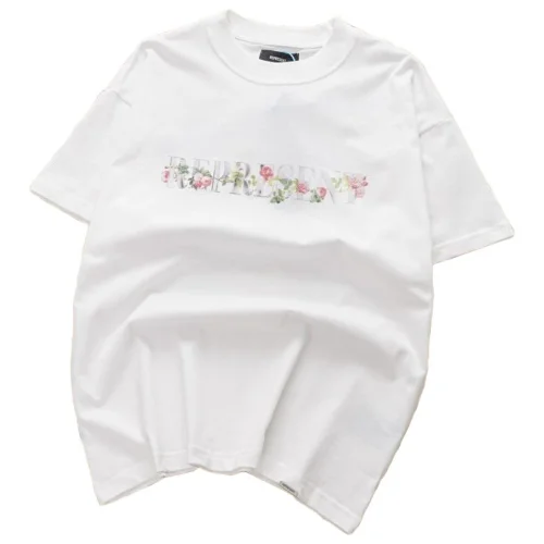 Футболка Represent Floral Print "White"