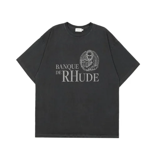 Футболка Rhude En Dieu Nous Croyons "Gray"