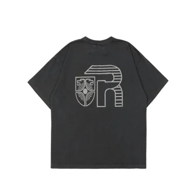 Футболка Rhude En Dieu Nous Croyons "Gray" фото № 2