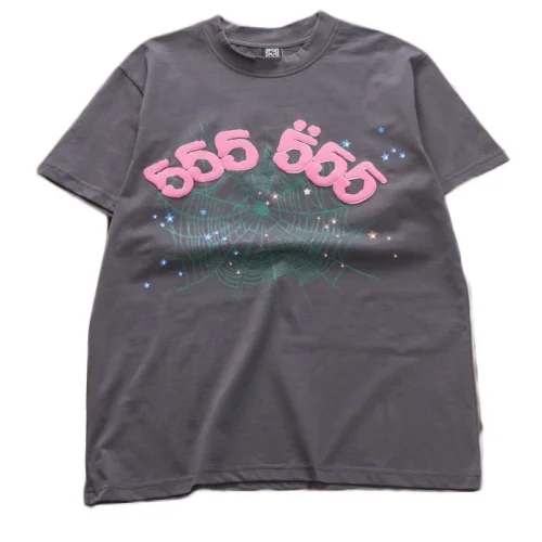 Футболка Sp5der Web And Stars "Gray"