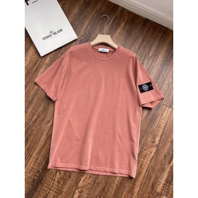 Футболка Stone Island Patch Four-Pointed Star "Peach" фото № 2