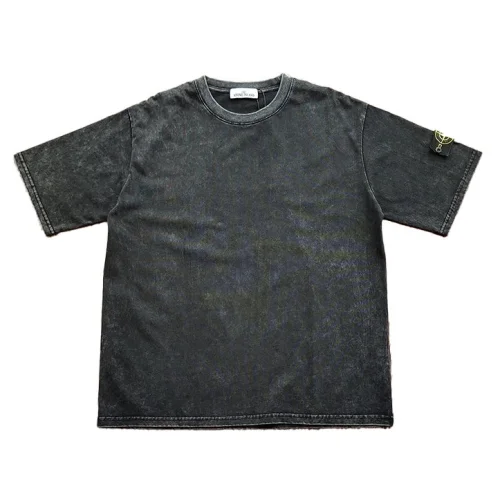 Футболка Stone Island Scuffed Style "Black"