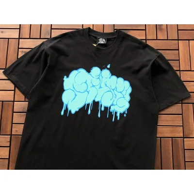 Футболка Stussy Spreading Blots "Black" фото № 5