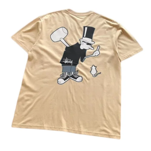 Футболка Stussy Man With Hammer "Beige"