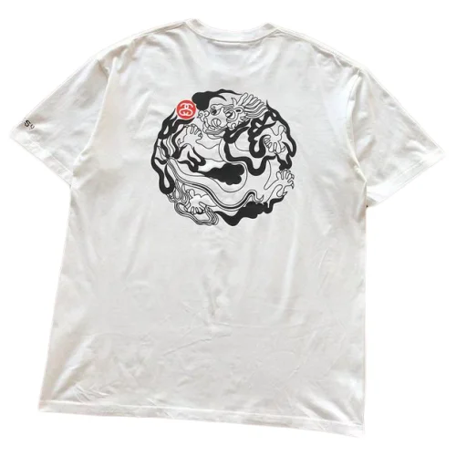 Футболка Stussy Circle From Curve Lines "White"