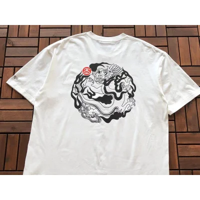 Футболка Stussy Circle From Curve Lines "White" фото № 2