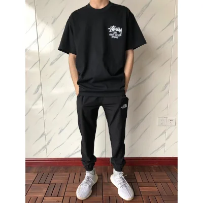 Футболка Stussy Plain Inscription Dover Street Market London "Black" фото № 8