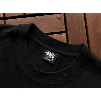 Футболка Stussy Plain Inscription Dover Street Market London "Black" фото № 2