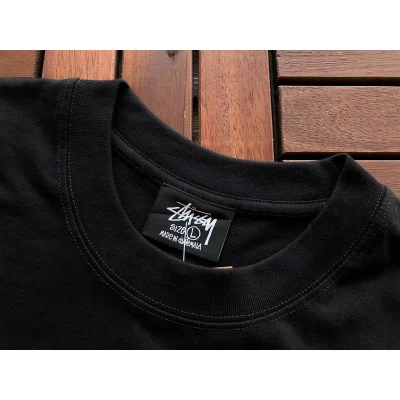 Футболка Stussy Skeleton With Inscription Don't Take The Bait "Black" фото № 2 Футболка Stussy Skeleton With Inscription Don't Take The Bait "Black" фото № 2