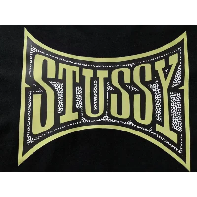 Футболка Stussy Colorful Logo Inside Figure Front "Black" фото № 5