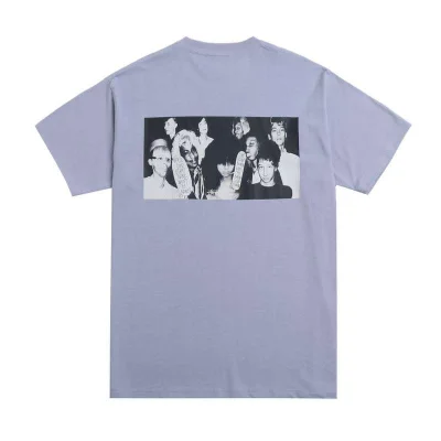 Футболка Stussy Outdated Photo - Print "Lilac/Gray" фото № 2