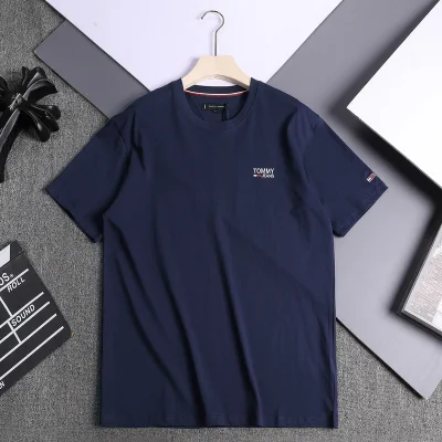 Футболка Tommy Hilfiger With Logo "Blue/Black" фото № 2 Футболка Tommy Hilfiger With Logo "Blue/Black" фото № 2