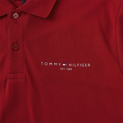 Поло Tommy Jeans Plain With Small Logo "Red" фото № 3 Поло Tommy Jeans Plain With Small Logo "Red" фото № 3
