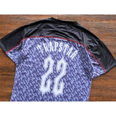 Футболка Trapstar Background From Repeating Small Logos "Purple" фото № 5