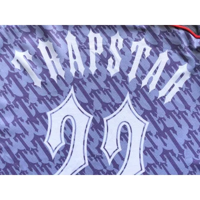 Футболка Trapstar Background From Repeating Small Logos "Purple" фото № 7