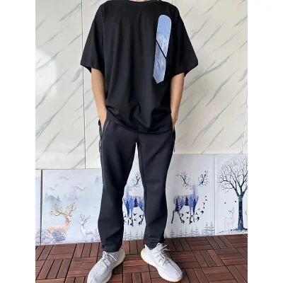 Футболка Trapstar Logo With Shadow Divided Into Three Parts "Black" фото № 8