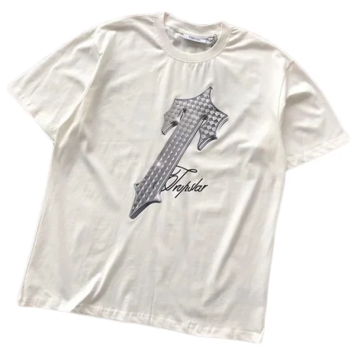 Футболка Trapstar Shiny Logo Front "White"