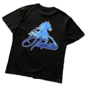 Футболка Trapstar Horse With Logo "Black"