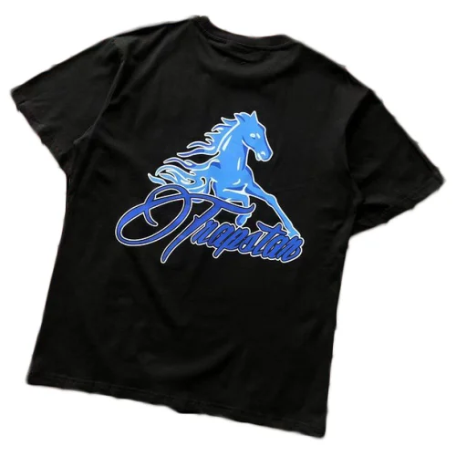 Футболка Trapstar Horse With Logo "Black"