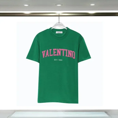 Футболка Valentino Text Logo "Green" фото № 2