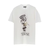 Футболка Versace With A Golden Gorgon Pattern "White"