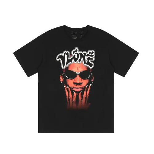 Футболка Vlone Rodman V-Face "Black"