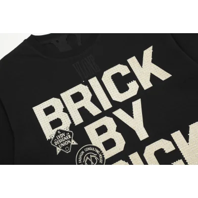 Футболка Vlone Brick By Brick Fashion Association "Black" фото № 6
