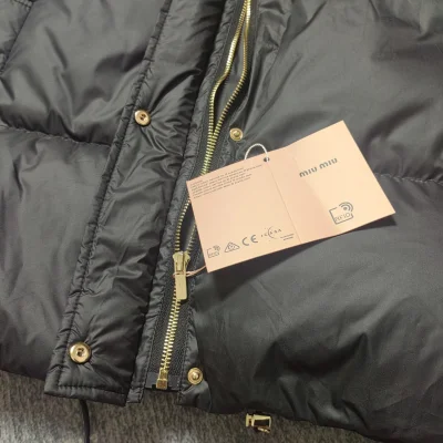 Жилетка Miu Miu Frontside Striped Logo Clear Miu Miu "Black" фото № 6