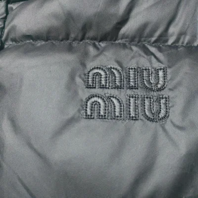 Жилетка Miu Miu Frontside Striped Logo Clear Miu Miu "Black" фото № 3