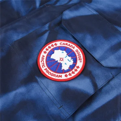 Зимняя куртка Canada Goose Abstract Camo Wyndham "Blue" фото № 5