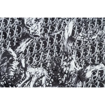 Пуховик Christian Dior Front Logo "Black/White" фото № 7