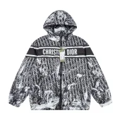 Пуховик Christian Dior Front Logo "Black/White"