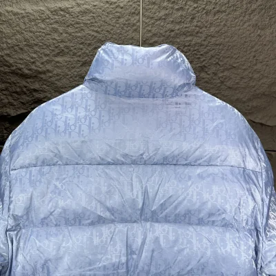 Пуховик Dior Oblique "Emerald Blue" фото № 8