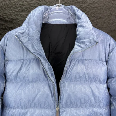 Пуховик Dior Oblique "Emerald Blue" фото № 7