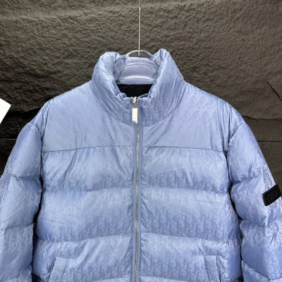 Пуховик Dior Oblique "Emerald Blue" фото № 5